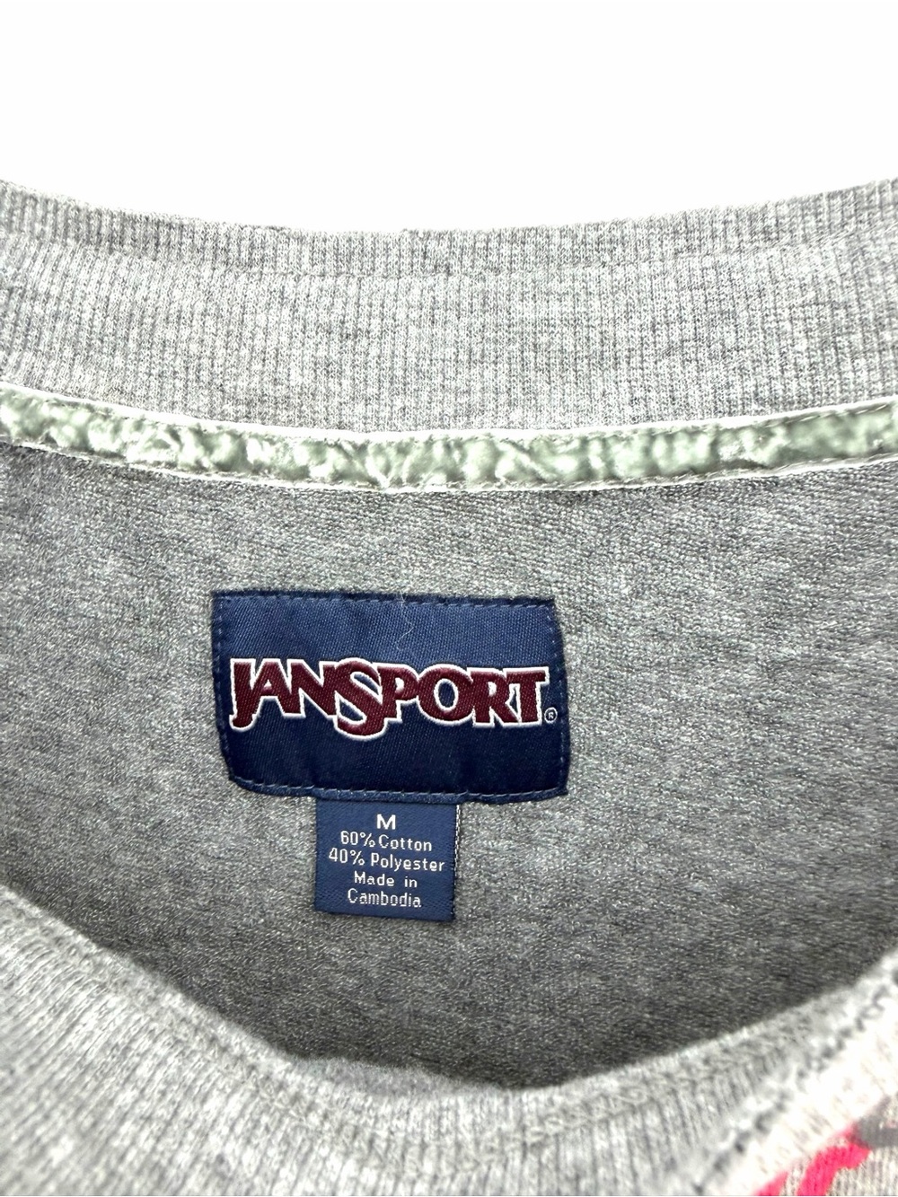 Jansport Gray Sweatshirt with Red Alabama Graphic NWT - Picture 3 of 3
